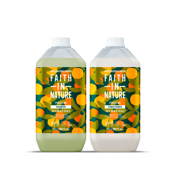 Grapefruit & Orange shampoo & conditioner set - 5L