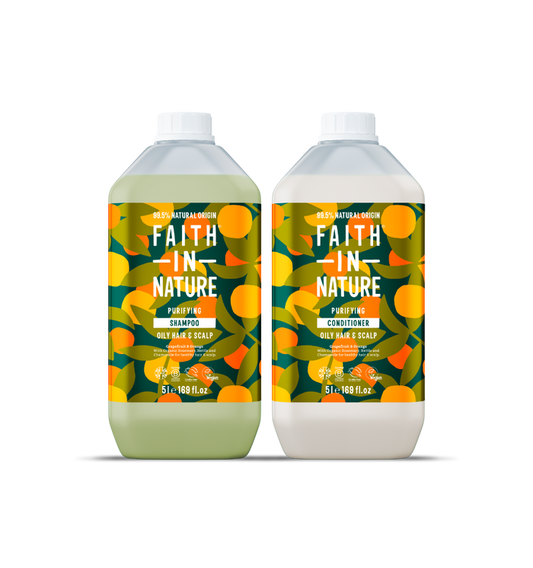 Grapefruit & Orange shampoo & conditioner set - 5L