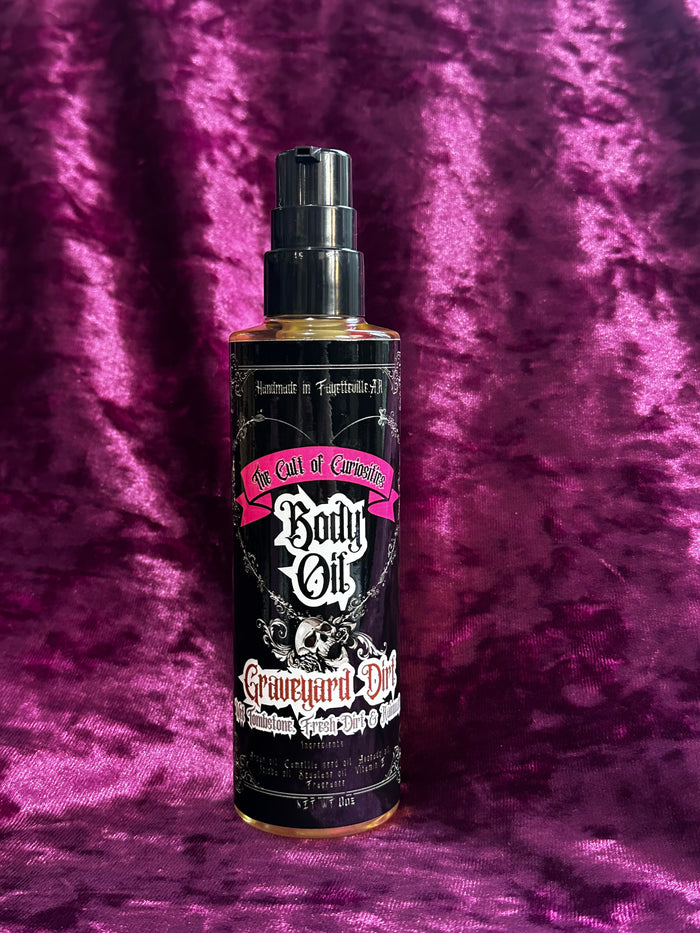 Graveyard dirt 8oz luxe body oil
