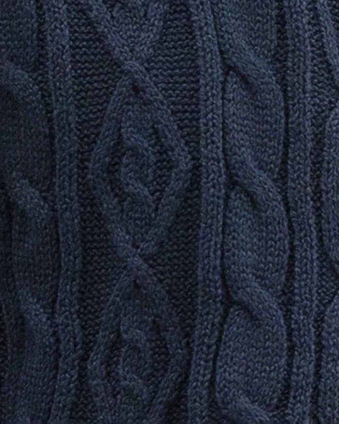 Hawley Cable Knit Fleece Lined Cardigan - Image 3 - Country Collection