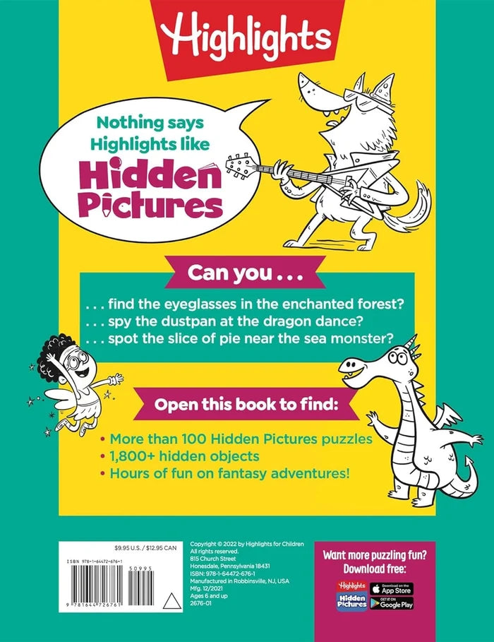 Hidden Pictures Enchanted Fantasy Puzzles