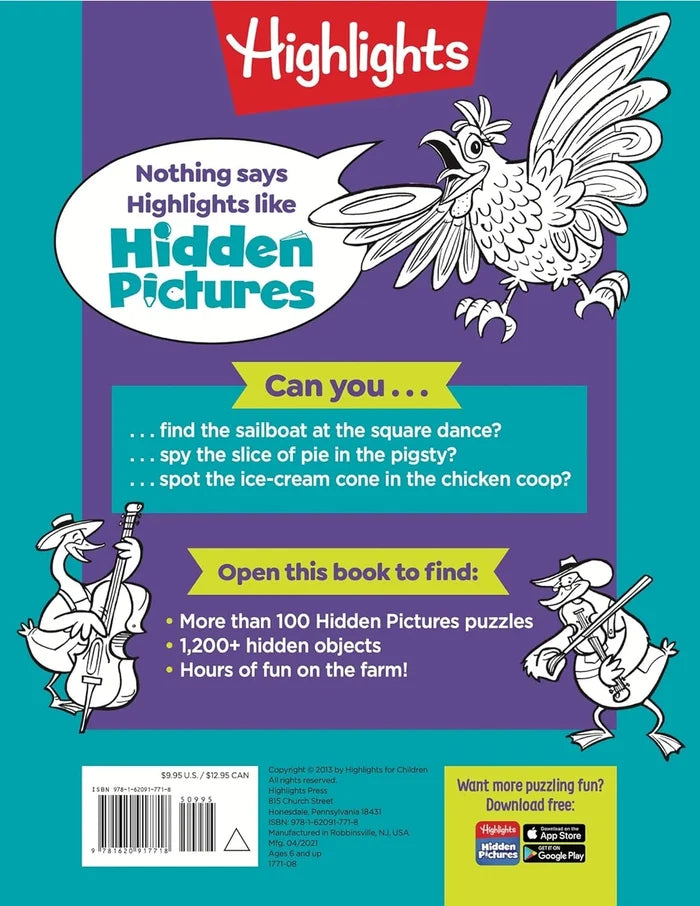 Hidden Pictures Farm Puzzles