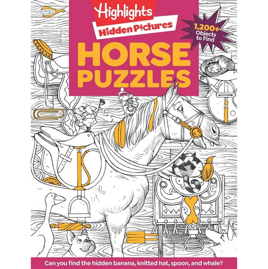 Hidden Pictures Horse Puzzles
