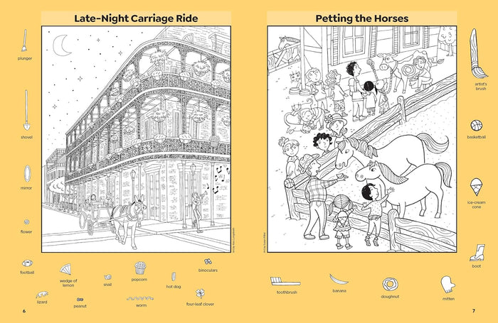 Hidden Pictures Horse Puzzles
