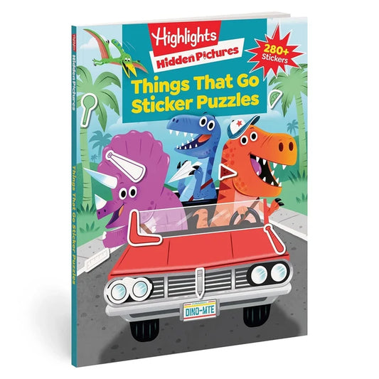Hidden Pictures Things That Go Sticker Puzzles