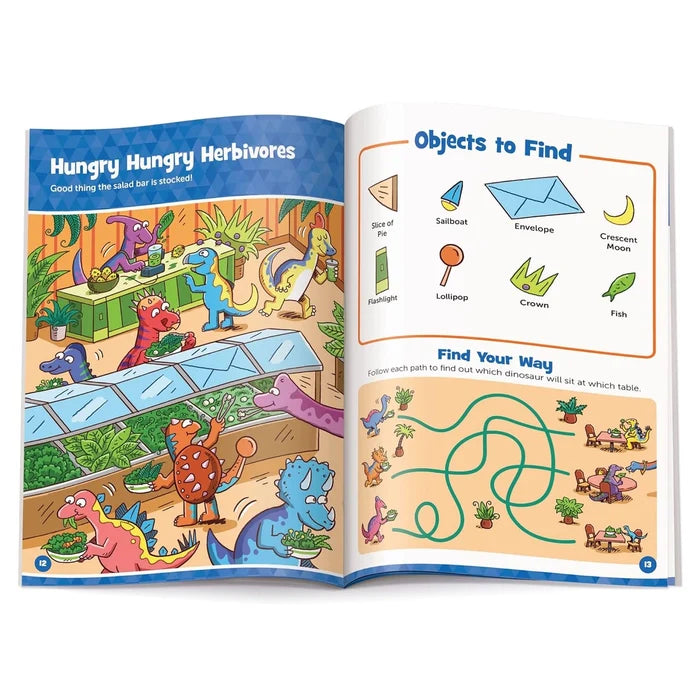 Highlights Dinosaur Hidden Pictures Puffy Sticker Playscenes