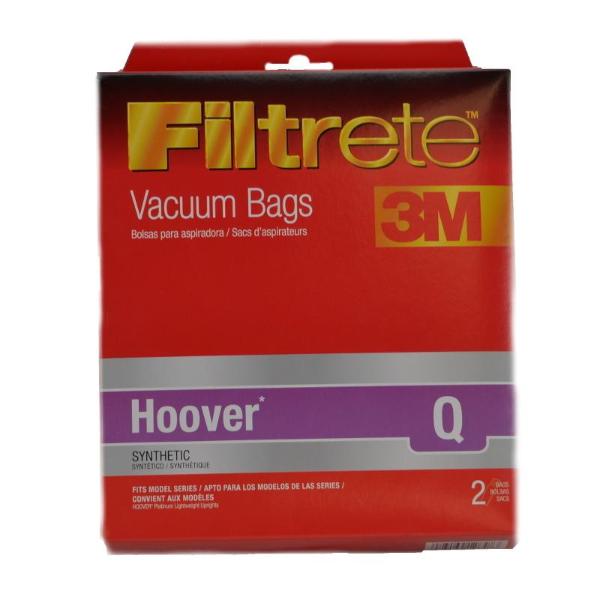Hoover Style Q Vacuum Paper Bags, Synthetic, fits AH10005, Generic Part 64720-4