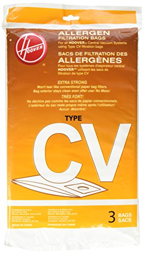 Hoover Vacuum Paper Bags, Type CV (Pack of 3) Part 440004362
