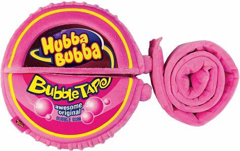 Hubba Bubba Bubble Tape Package Plush