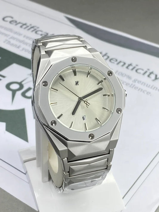 HUBLOT – Men's Watches SILVER DIAMOND CUT