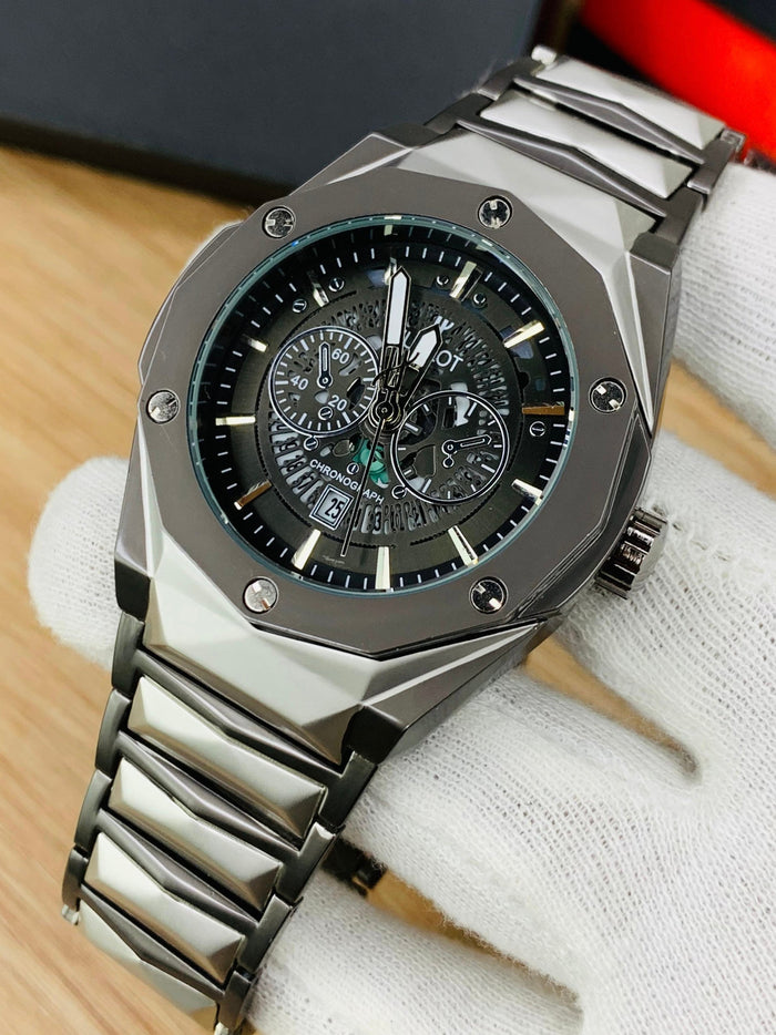 HUBLOT – Men's Watches STAINLESS STEEL DIAMOND CUT
