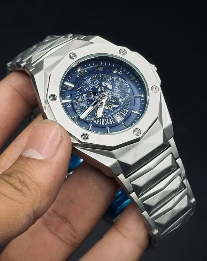 HUBLOT – Men's Watches STAINLESS STEEL DIAMOND CUT