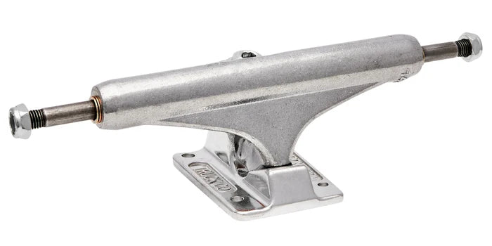 Independent Stage 11 Forged IKP silver skateboard trucks size 149 inverted kingpin design.