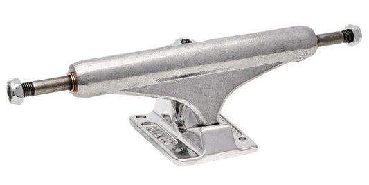 Independent Stage 11 Forged IKP silver skateboard trucks size 149 inverted kingpin design.