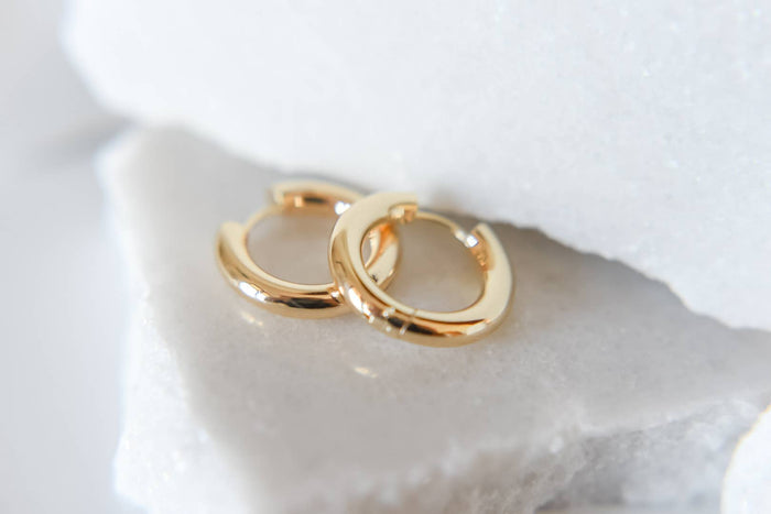 Indy Chunky Earrings 18K plated - Olita Gifts & Goods