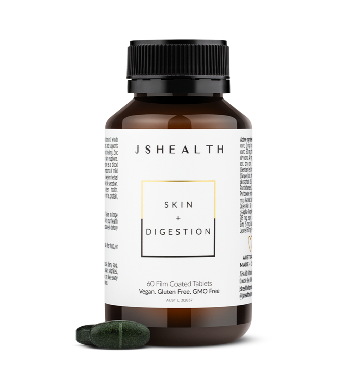 JShealth 60's Skin + Digeston Vitamins