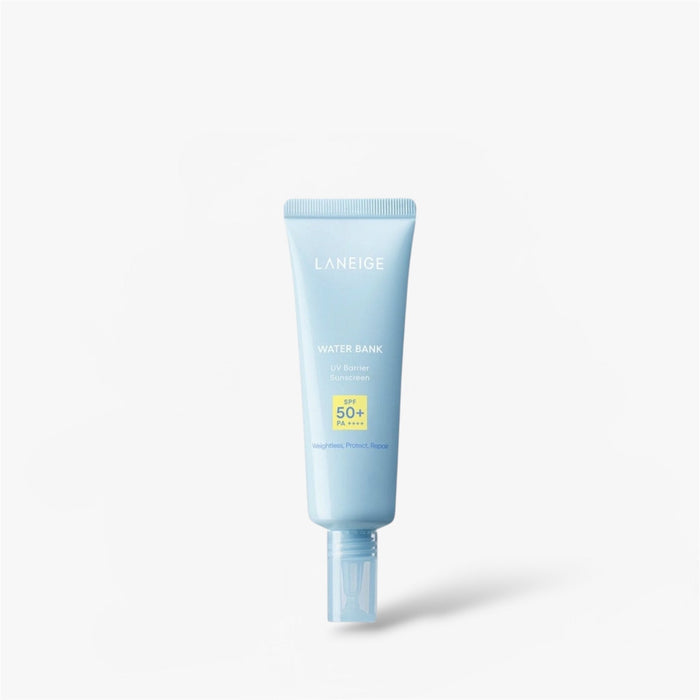 Laneige Water Bank UV Barrier Sunscreen 50ml واقي الشمس حاجز الأشعة فوق البنفسجية لبنك المياه في لانيج - Princess Cosmetics Qatar