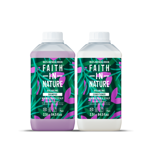 Lavender & Geranium shampoo & conditioner set - 2.5L