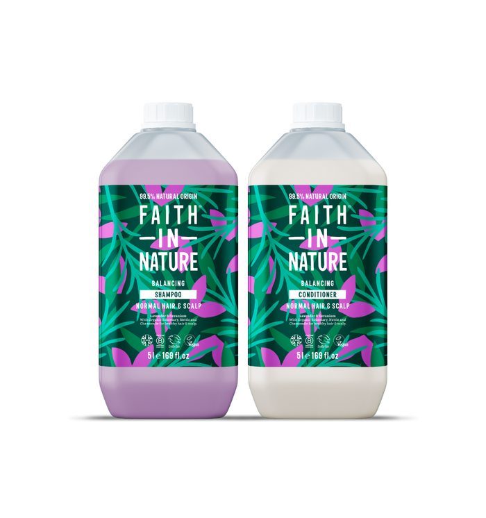 Lavender & Geranium shampoo & conditioner set - 5L