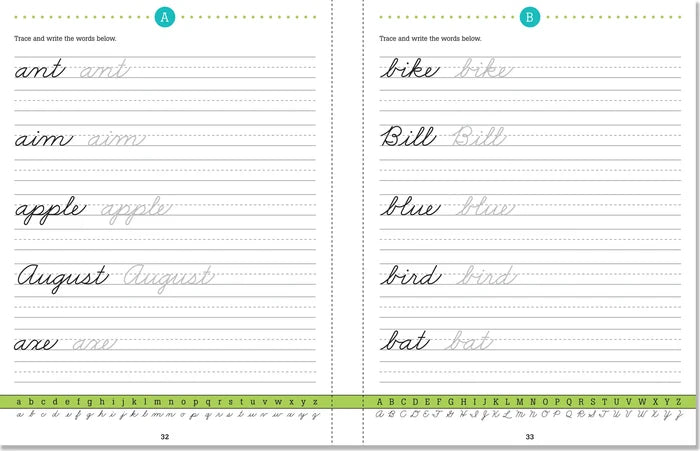 Learn To Write Cursive Book