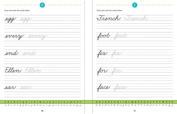 Learn To Write Cursive Book