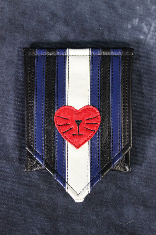 Leather Kitten Pocket Flag
