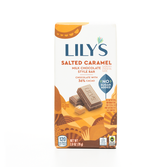 Lily's Salted Caramel Milk Chocolate Style Bar - 36% Cacao 79g