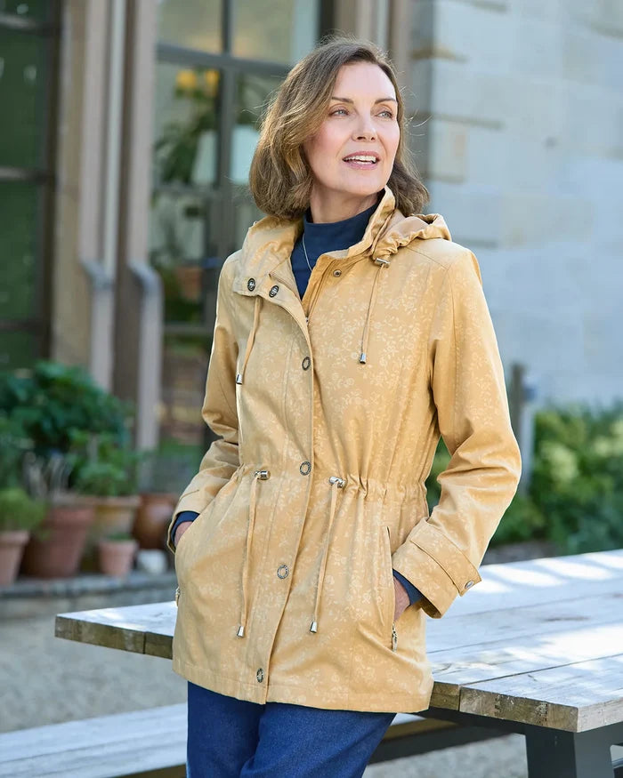 Lottie Showerproof Coat - Light Gold