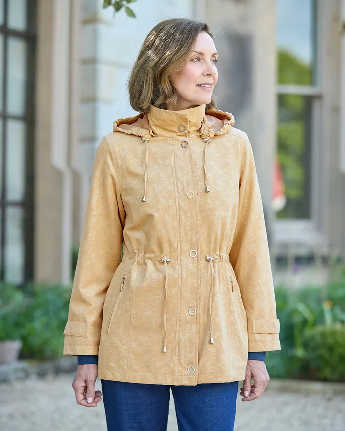 Lottie Showerproof Coat - Light Gold