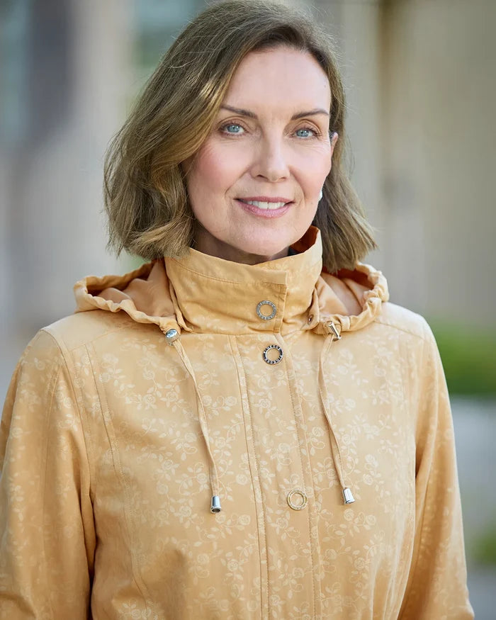 Lottie Showerproof Coat - Light Gold
