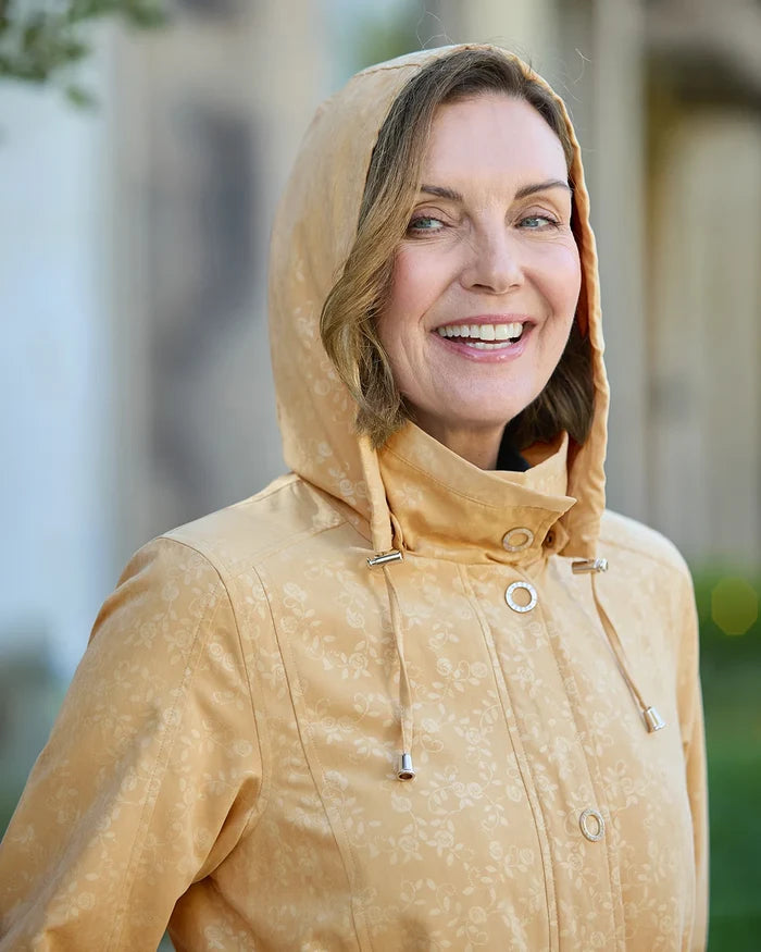 Lottie Showerproof Coat - Light Gold