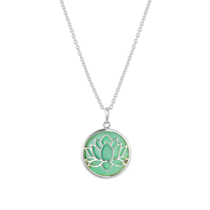 Lotus Silver Necklace