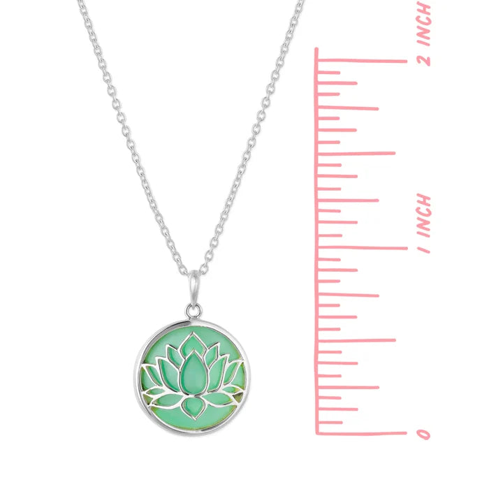 Lotus Silver Necklace