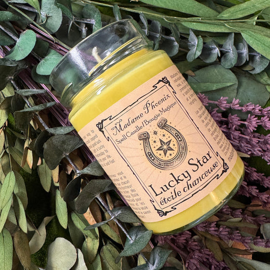 Lucky Star Magic Spell Candle