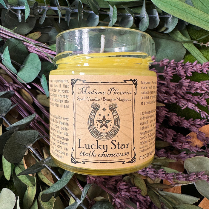 Lucky Star Magic Spell Candle