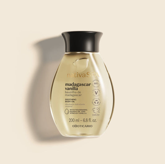 Madagascar Vanilla Soothing Body Oil - O Boticário US - Macy's - Body Oil