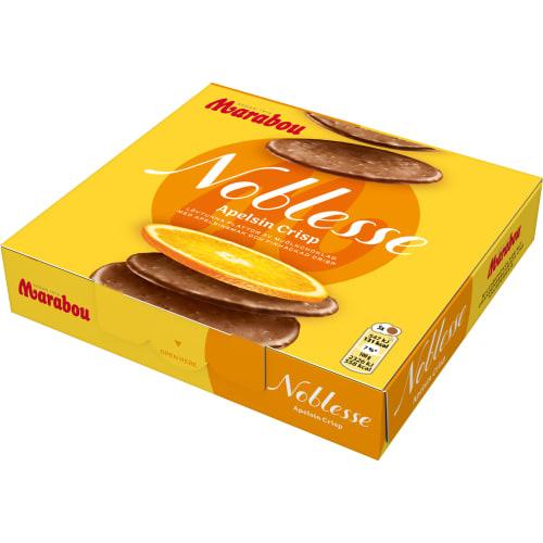 Marabou Noblesse Apelsin Crisp 150g (5.29 oz) – Authentic Swedish Milk Chocolate with Orange