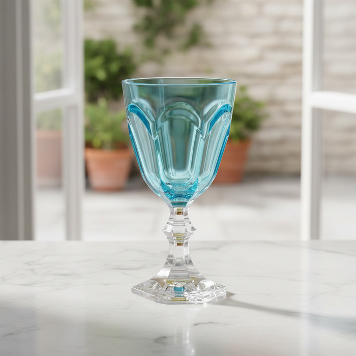 Turquoise Goblet on Marble