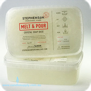 Melt and Pour Soap Base - Crystal NS – No Sweat Transparent
