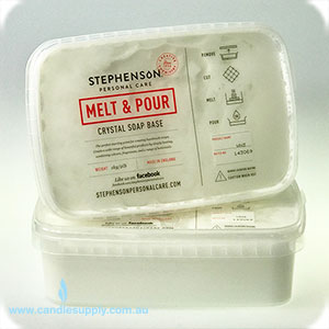 Melt and Pour Soap Base - Crystal WNS - No Sweat Opaque