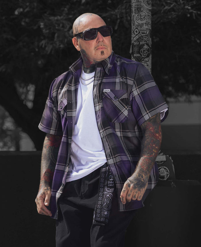 Menace Short Sleeve Flannel