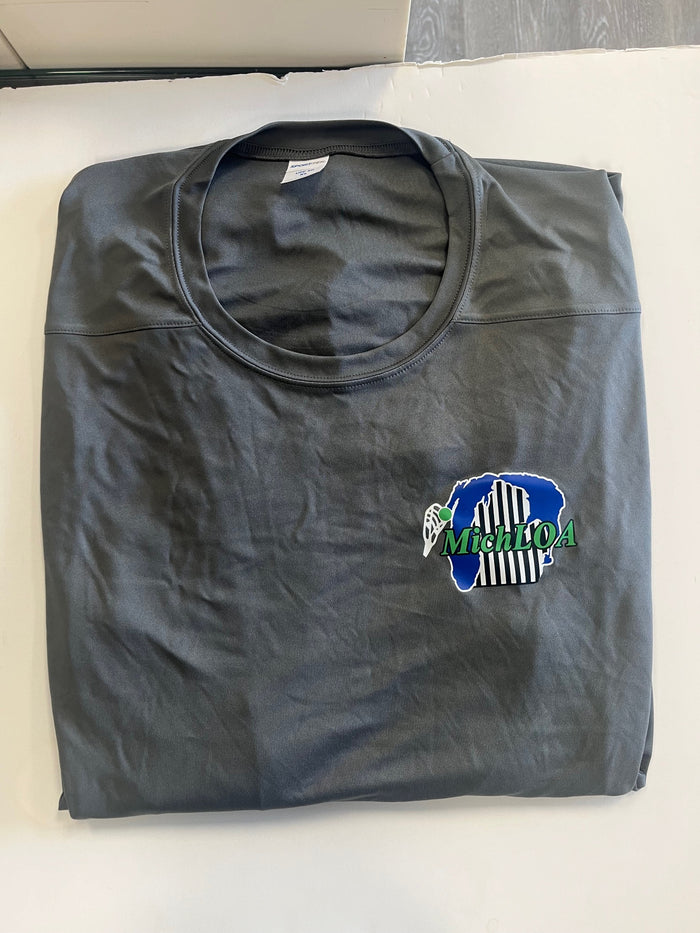 Michloa Dry Fit S/S or L/S Grey Tee