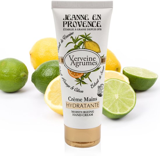 Moisturizing cream for dry hands and nails with citrus scent 75ml Jeanne En Provence