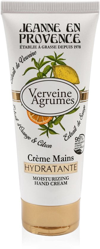 Moisturizing cream for dry hands and nails with citrus scent 75ml MADE IN FRANCE - Royalstoresuae