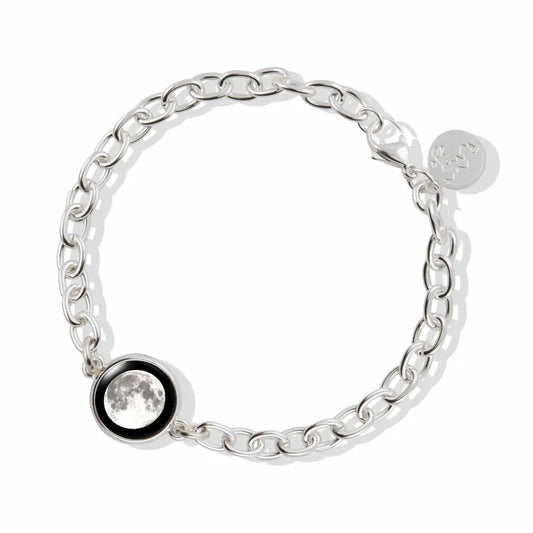 Moonglow Silver Link Bracelet PL