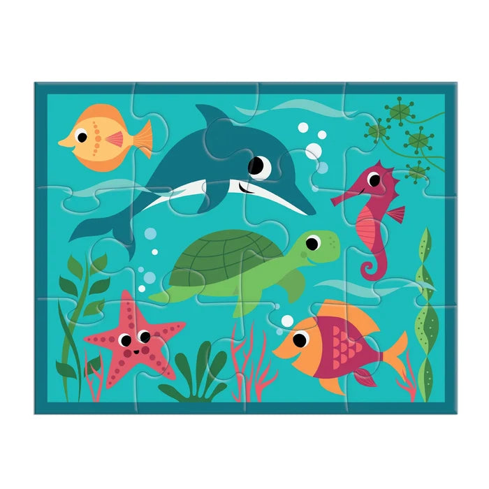 Mudpuppy Under The Sea 12-Piece Pouch Puzzle