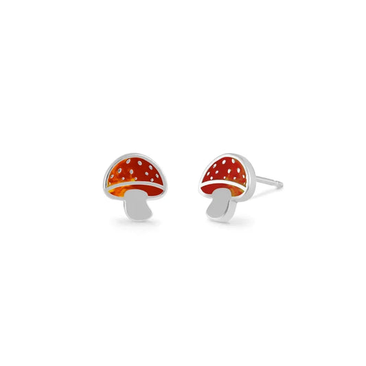 Mushroom Stud Earrings