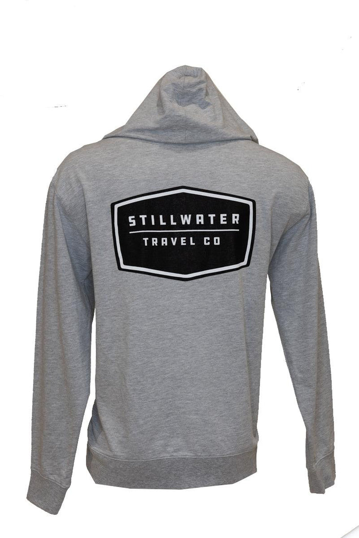 Next Level French Terry Hoody Travel STC Logo