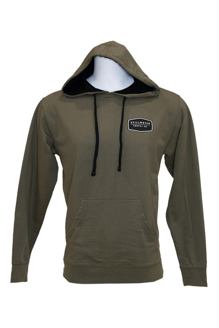 Next Level French Terry Hoody Travel STC Logo