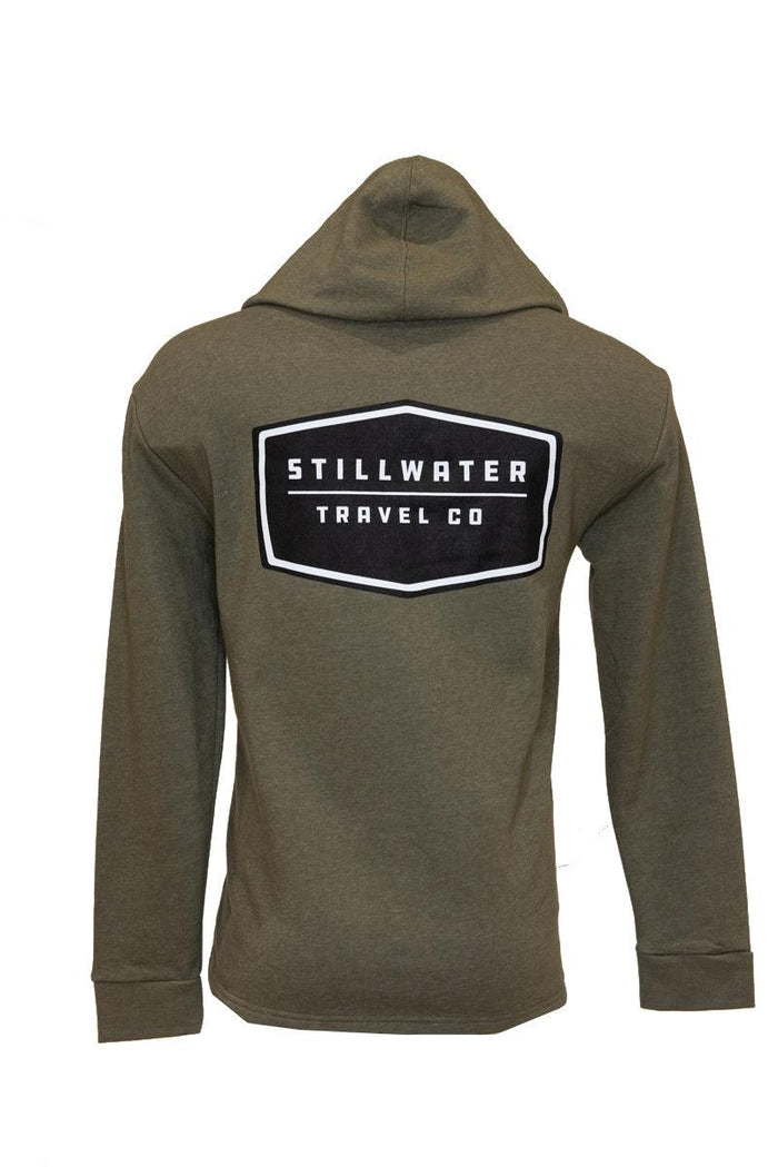 Next Level French Terry Hoody Travel STC Logo